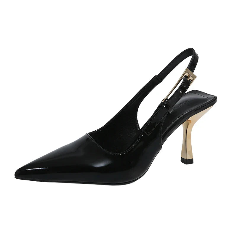 Red Black Pumps Shoes