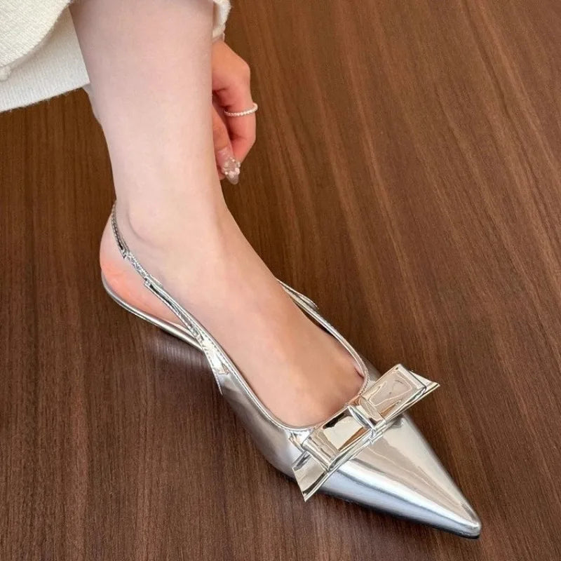 Versatile Bow Strap High Heel