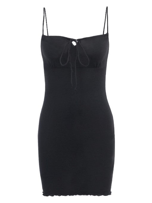 Nightclub Style Latest Stylish Solid Camisole Dress