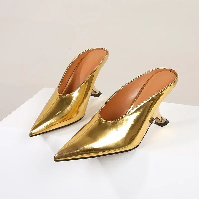 Novelty Luxury Designer Wedge Platform High Heel
