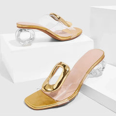 Novelty Strange Clear Heel