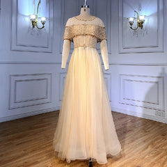 O-Neck Diamond Sequins Evening Dresses