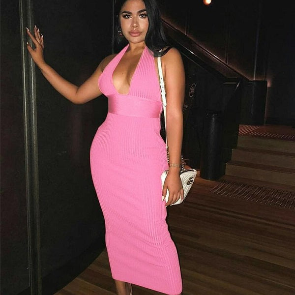 Off Shoulder Knitted Dress