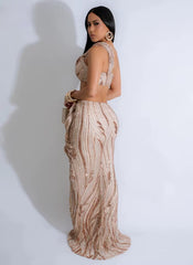 One Shoulder Sleeveless Crop Tops and Fishtail Skirt Two Piece Sets Outfits
