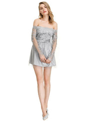 Polyester Solid Color Beach Dress