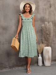 Printed Polyester Beach Dress