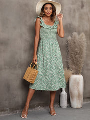 Printed Polyester Beach Dress