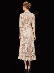 Prom Long Sleeveless A Line Sash dress