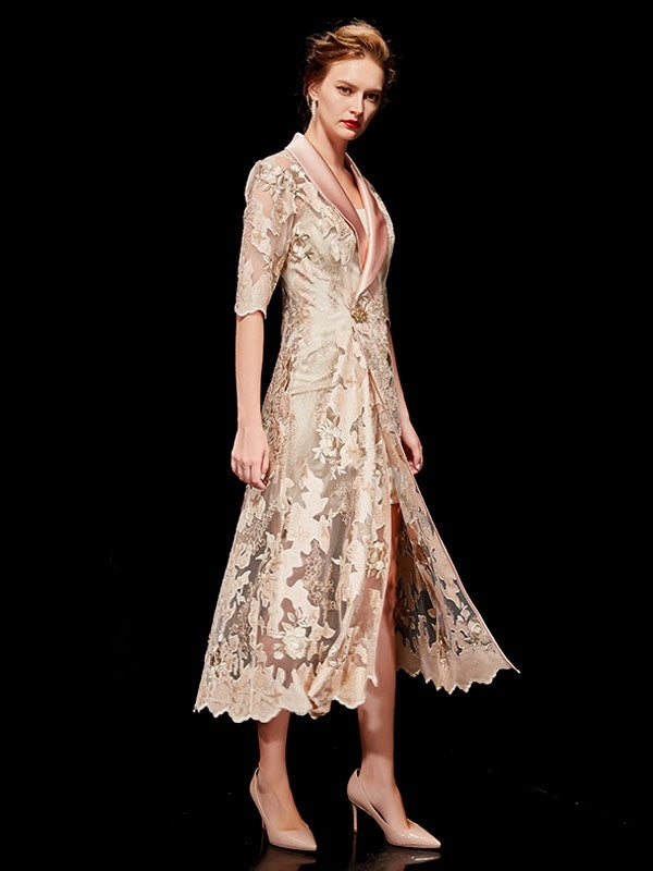 Prom Long Sleeveless A Line Sash dress