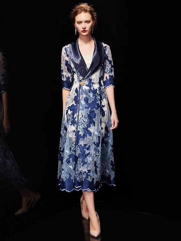 Prom Long Sleeveless A Line Sash dress