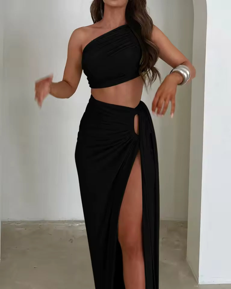 Tank Tops Long Skirts Party Club Vacation Two Piece Matching Sets