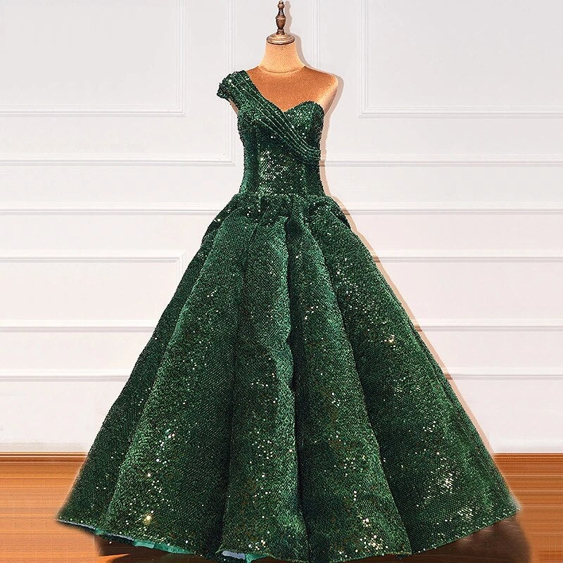 Sequined High-end Vintage Wedding Dress