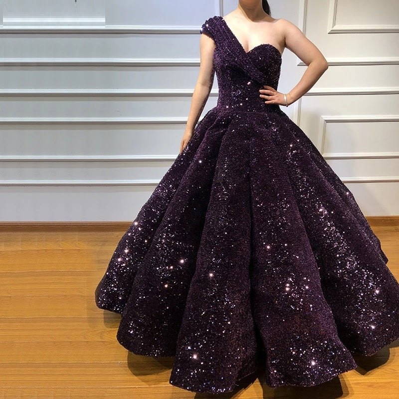 Sequined High-end Vintage Wedding Dress