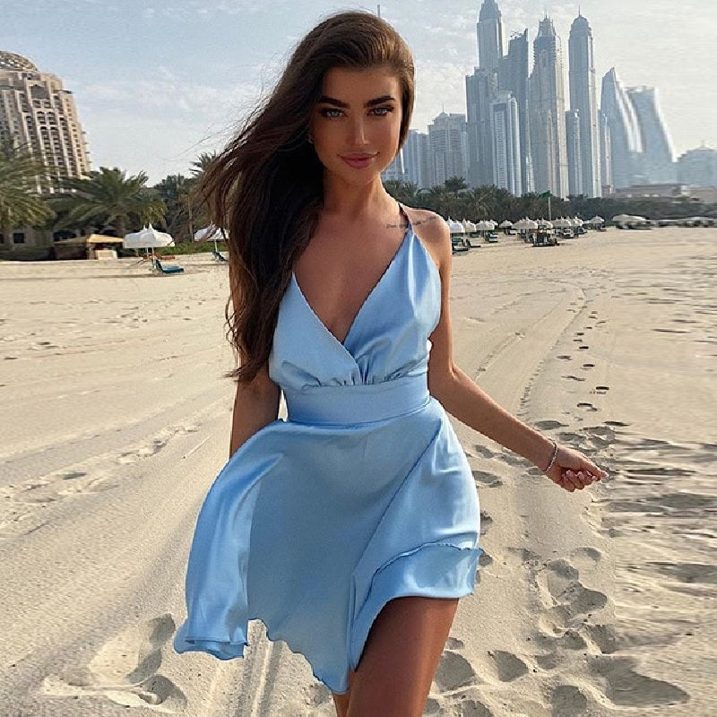 Backless Sleeveless Night Club Party Dress