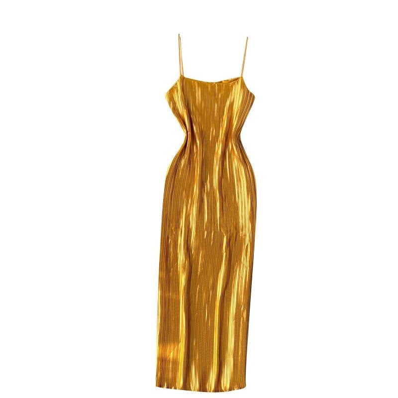Design Strap Pencil Slim Sleeveless Party Korean Bodycon Dresses