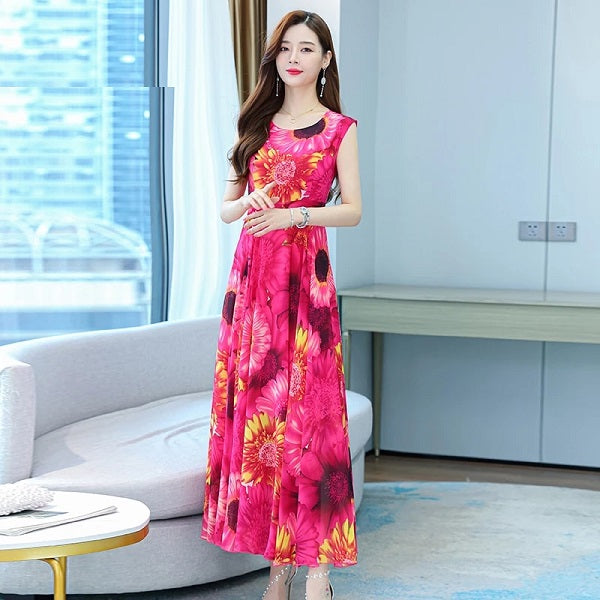 Midi Elegant Beach Party Dress
