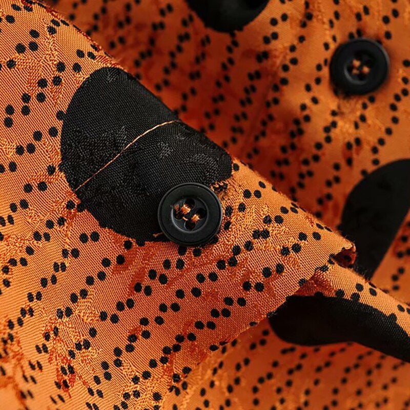 Embroidery Polka Dot Midi Dress