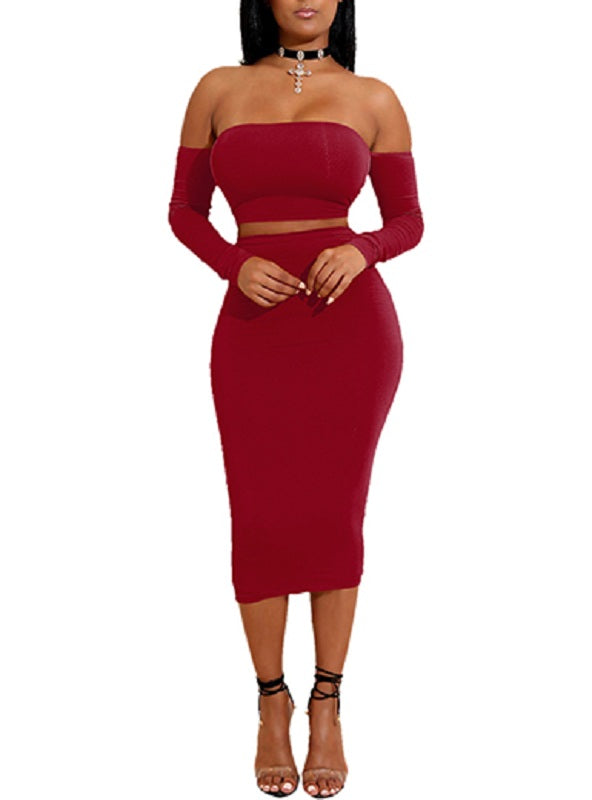 Halter Top Lace Up Back Midi Dress