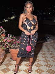 Hollow Out High Waist Dress