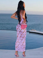 Hollow Out High Waist Dress