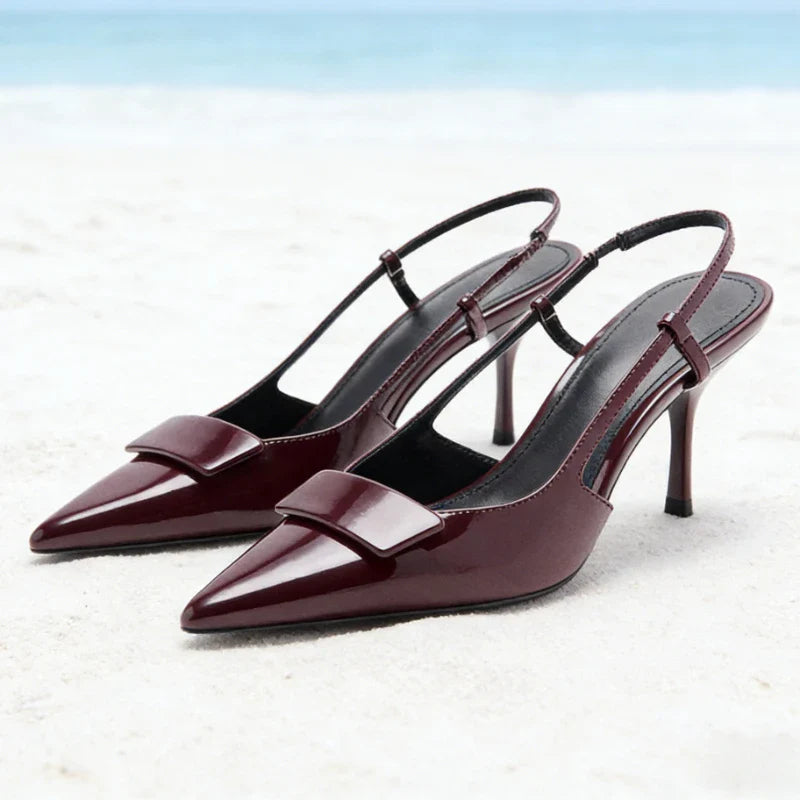 Pointed-Toe Slingback High Heel
