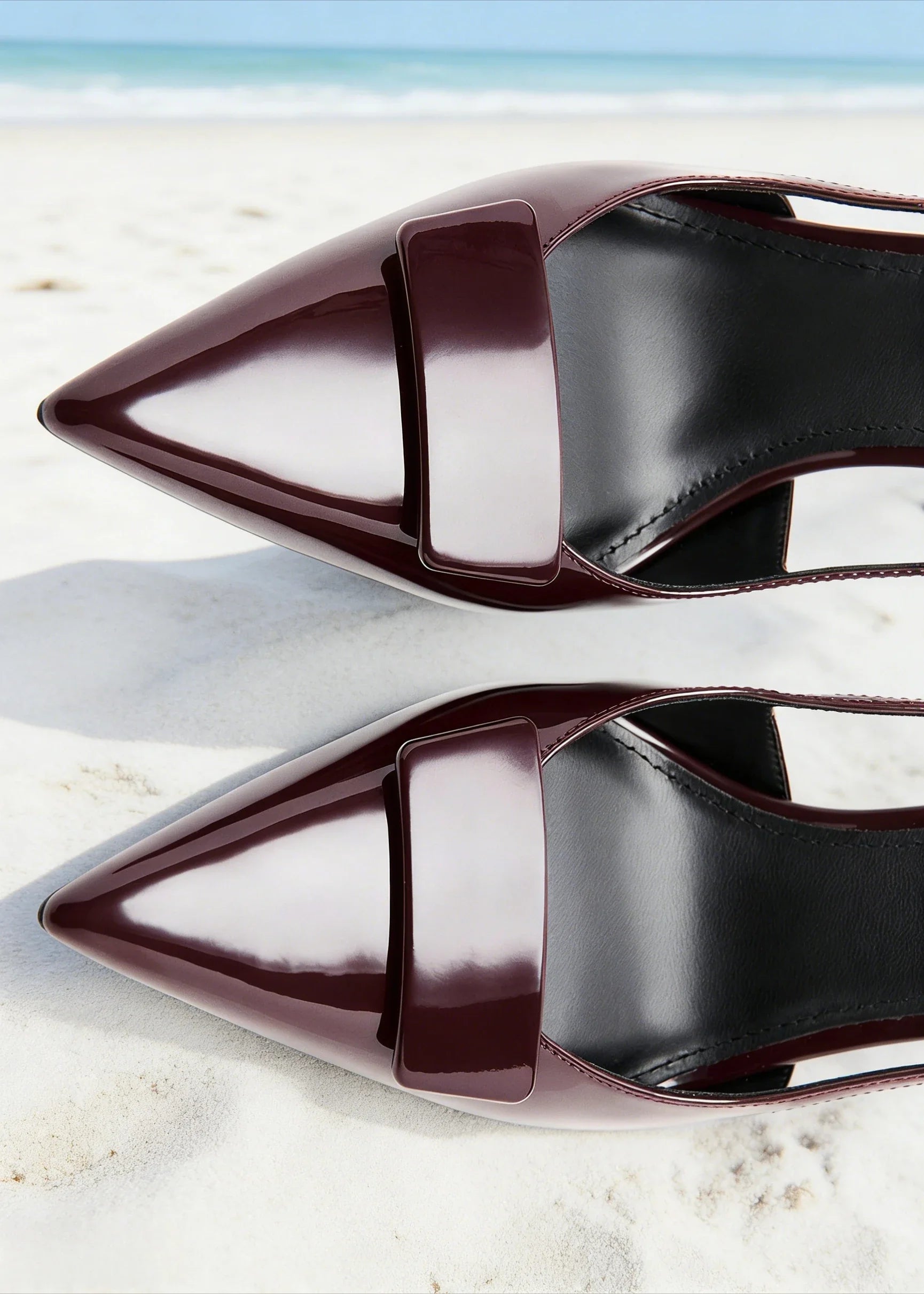 Pointed-Toe Slingback High Heel