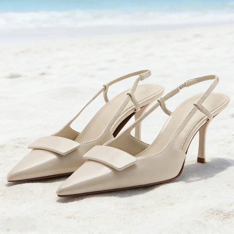 Pointed-Toe Slingback High Heel
