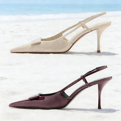Pointed-Toe Slingback High Heel
