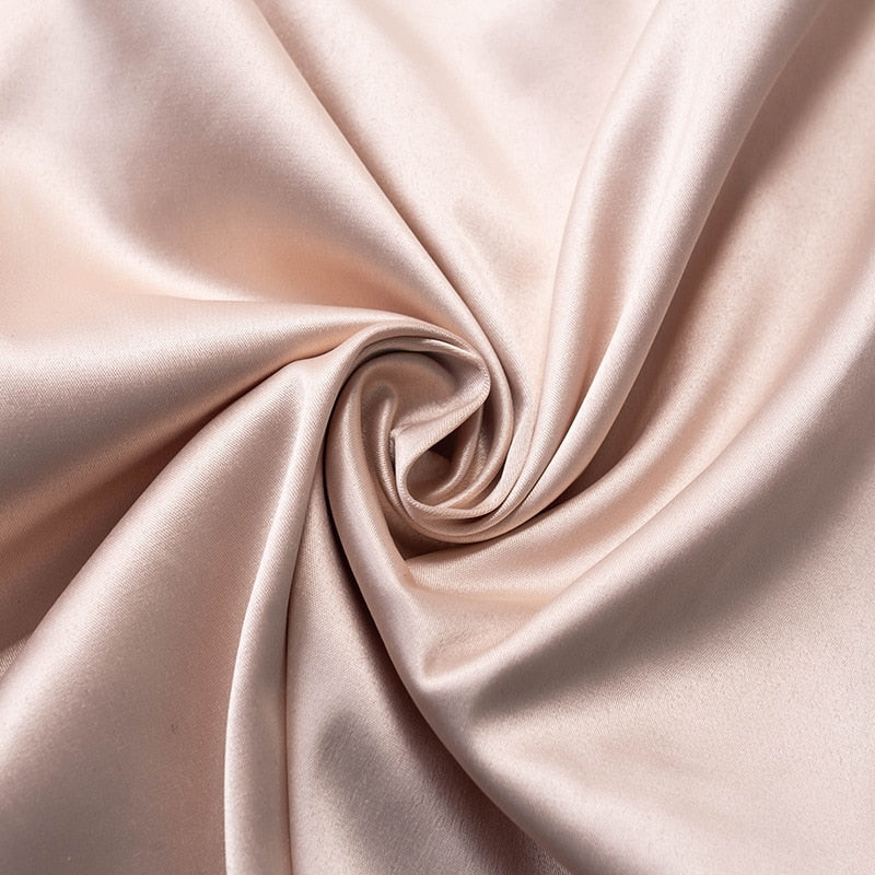 Satin Patchwork Sleeveless Dress