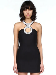 Sleeveless Cut Out Evening Party Bodycon Dress