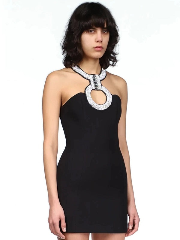 Sleeveless Cut Out Evening Party Bodycon Dress