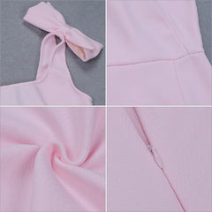 Sleeveless Spaghetti Strap Bow Mermaid Club Party Dresses