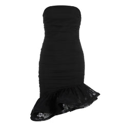 Sleeveless Strapless Lace Party Cocktail Bodycon Bandage Dress