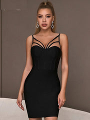 Spaghetti Strap Bodycon Mini Dress
