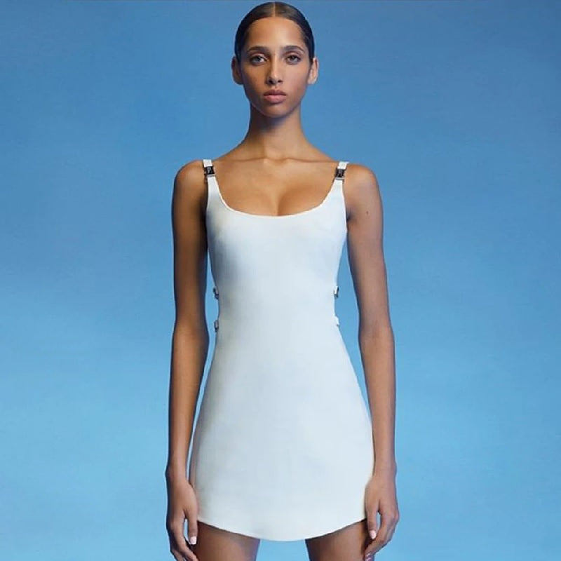 Casual Spaghetti Strap Runway Mini Party Bodycon Dress