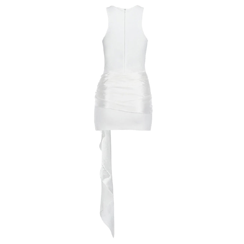Casual O-Neck Tank Sleeveless Party Bodycon Mini Dress