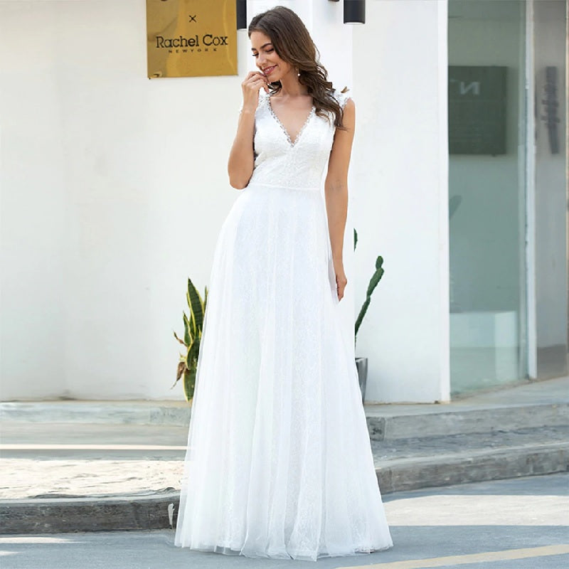 Tank V Neck Sleeveless Maxi Dress