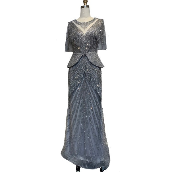Tassel Beading Mermaid Evening Dresses