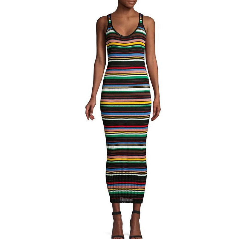 V-neck Vest Sleeve Strapless Club Star Evening dress