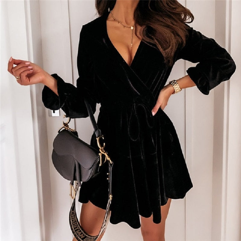 Velvet Bodycon Dress