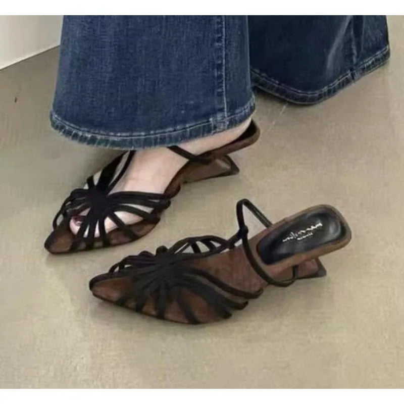 Roman Sandals Low Heel