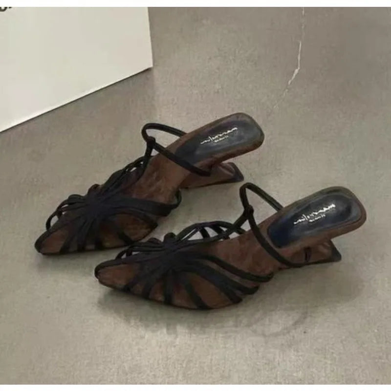 Roman Sandals Low Heel