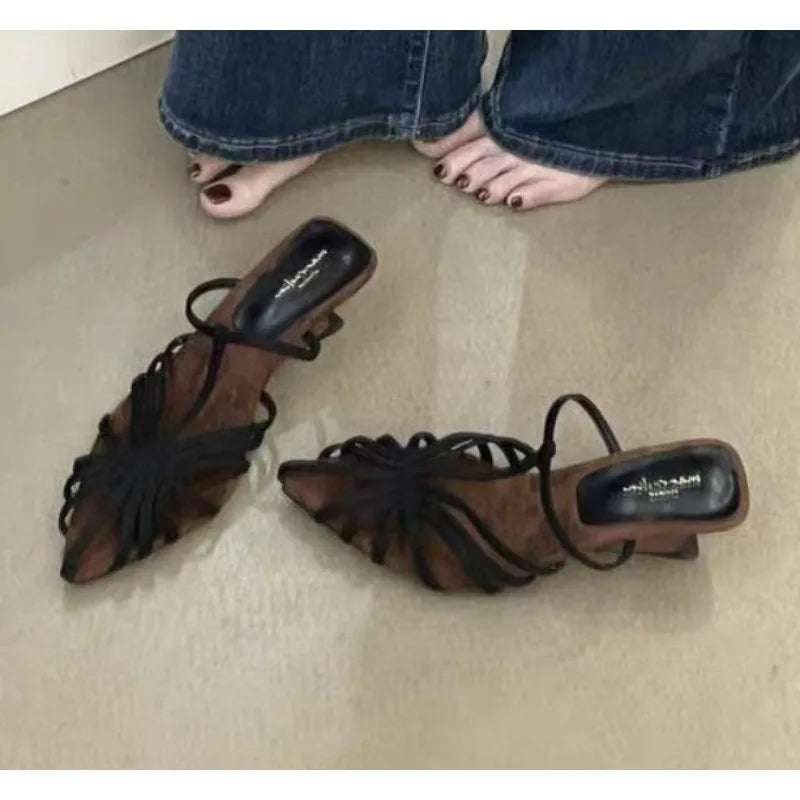 Roman Sandals Low Heel