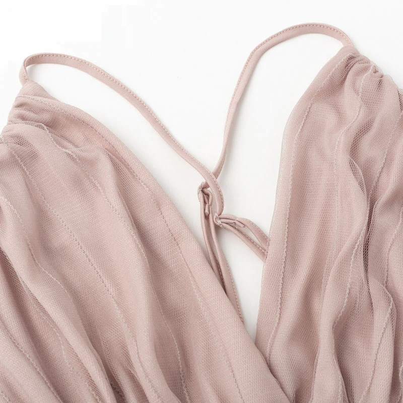 deep v neck long party dress
