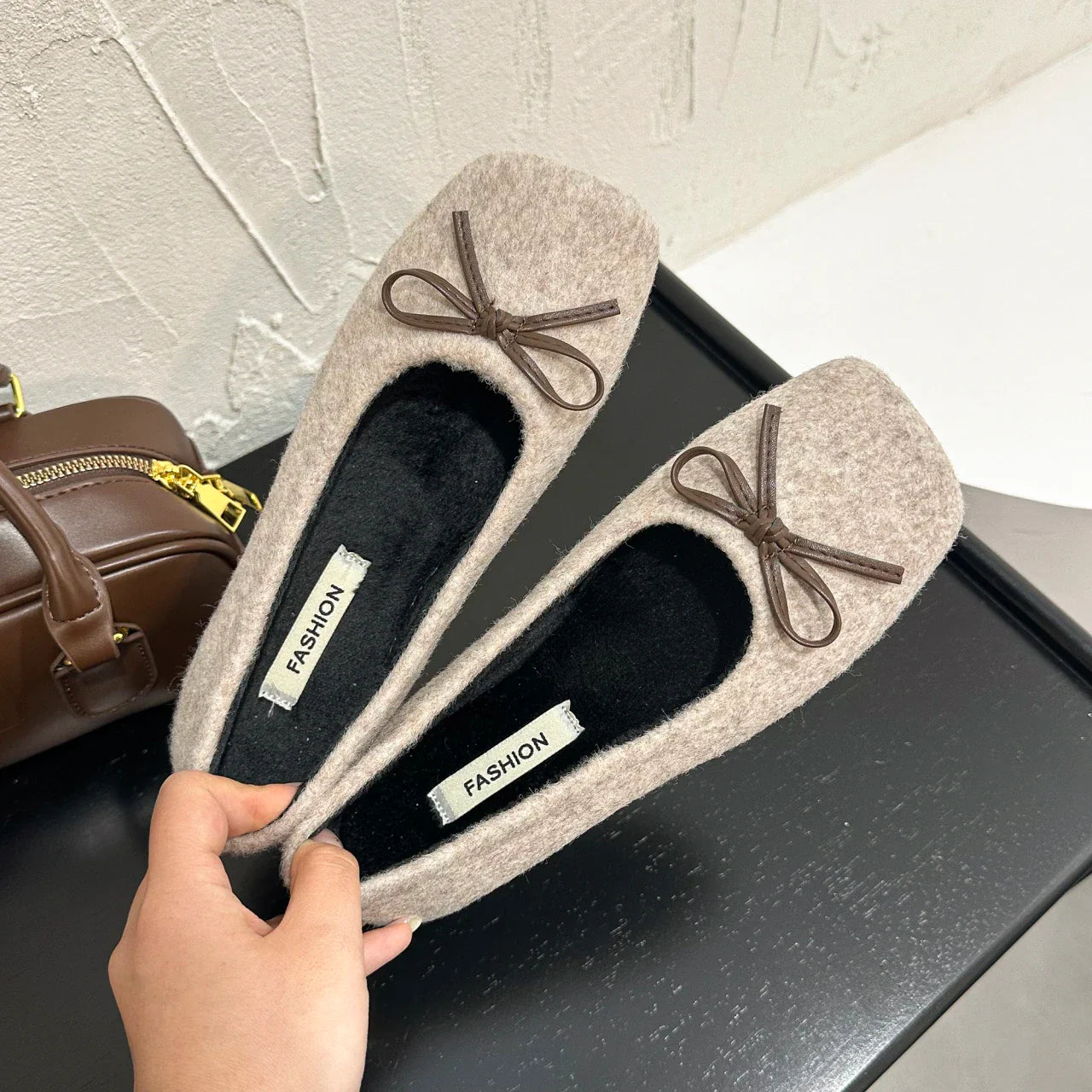 Shallow Female Soft Round Toe Ladies Flats With Shoes