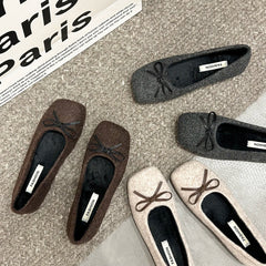 Shallow Female Soft Round Toe Ladies Flats With Shoes