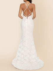 Sleeveless Floral Print V-Neck Lace Up Layered Nylon Long Maxi Dress