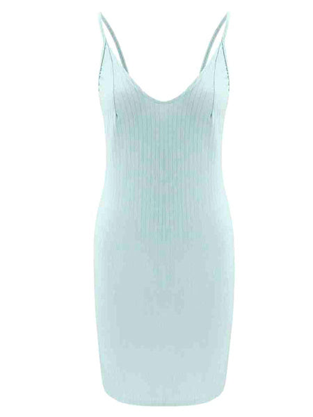 Sleeveless Slip Mini Dress