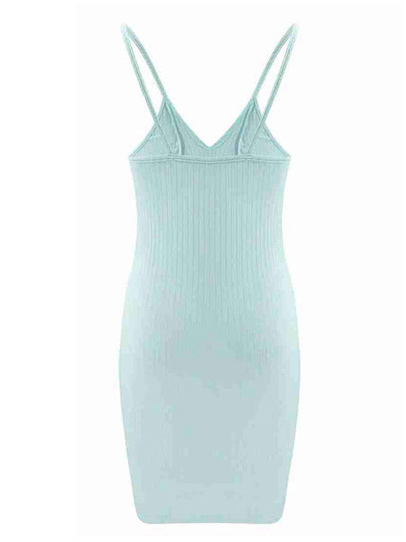 Sleeveless Slip Mini Dress