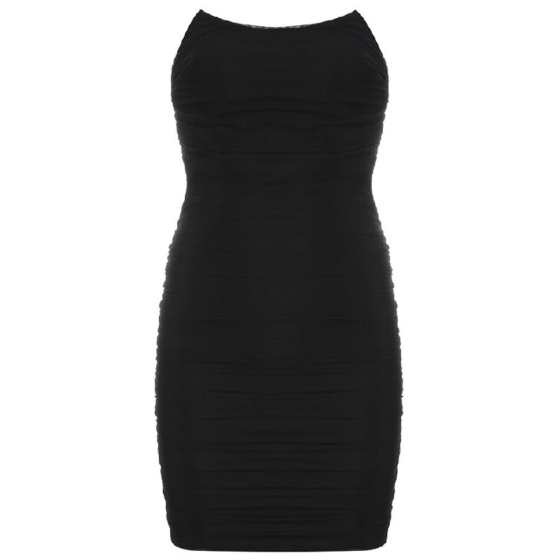 Sleeveless Vesitido Strapless Mini Celebrity Party Bodycon Dress